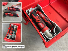 Load image into Gallery viewer, Slimline Packout Drawer Insert for M12 Right Angle Drill and Impact Driver - Jonah Pope Design (JPD-RADI)