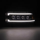 AlphaRex 94-01 RAM 1500 NOVA LED Proj Headlights Alpha-Blk w/Activ Light/Seq Signal/SB DRL