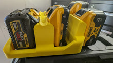 Load image into Gallery viewer, Lid Locking Dewalt 20v Battery Rack x6 (RS-D6LLBR)