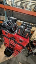 Load image into Gallery viewer, Lid Locking M12 Battery Rack x6 (RS-M12LLBR)