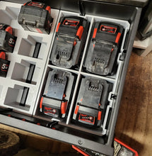 Load image into Gallery viewer, Packout Drawer Insert for Large M18 Batteries (MDD-18LB) - Milwaukee Dave Design
