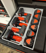 Load image into Gallery viewer, Packout Drawer Insert for Large M12 Batteries (MDD-12LB) - Milwaukee Dave Design