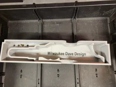 Packout Drawer Ultra Slim Insert for M12 Soldering Iron- Milwaukee Dave Designs (MDD-M12SI D)