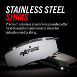 Power Stop 23-24 GMC Canyon Front Z36 Truck & Tow Pad w/Hardware