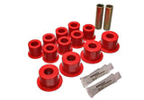 Energy Suspension 99-04 Ford F-350 2wd/F-250 SD 4wd/F-350 4wd Black Rear Leaf Spring Bushing Set