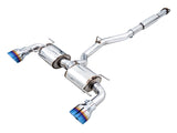 AWE Tuning 22-26 Subaru WRX Track Edition Axle-Back Exhaust - Vapor Blue Tips