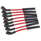 Moroso 99-13 GM LS/LQ 4.8/5.3/5.7/6.0/6.2L Ultra 350 8mm Multi-Angle Boot Spark Plug Wire Set - Red