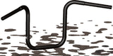 Burly Brand Ape Hanger 12in - Black