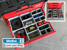 Load image into Gallery viewer, Slimline Packout Drawers Organizer Tubs Inserts (Gray/White) - Jonah Pope Design (JPD-OT)