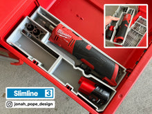 Load image into Gallery viewer, Slimline Packout Drawer Insert for M12 FUEL Straight Die Grinder - Jonah Pope Design (JPD-DG)