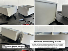 Load image into Gallery viewer, Slimline Packout Drawers Organizer Tubs Inserts (Gray/White) - Jonah Pope Design (JPD-OT)