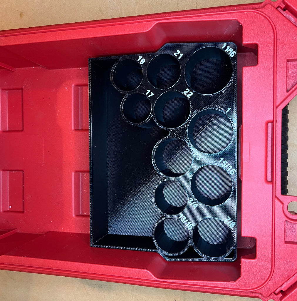 Packout Insert For 1/2" Lug Nut Socket Set (LN)