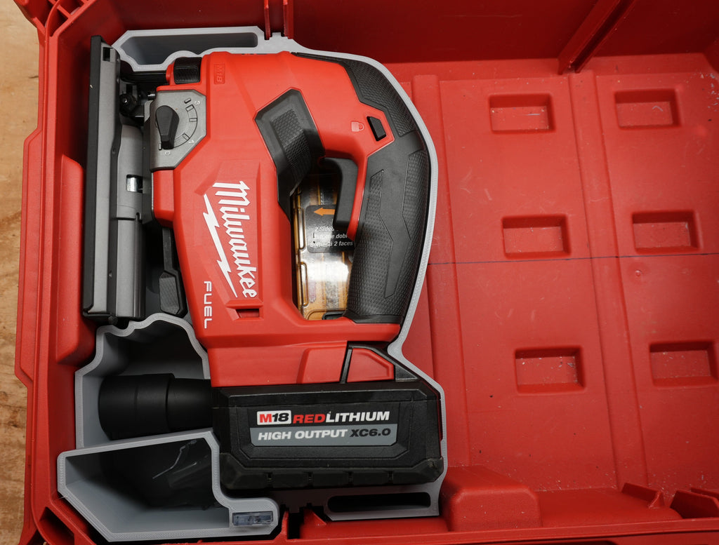 Packout Small Tool Box Half Insert for M18 D Handle Jig Saw (MDJ TB)