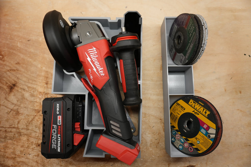 Packout 2-Drawer Insert For Milwaukee M18 FUEL 4 1/2" Grinder 2880 (MAG2880 D)