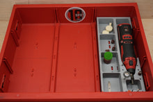 Load image into Gallery viewer, Packout Drawer Slimline Insert For M12 Rotary Tool (Brushed) (MRT DSL)