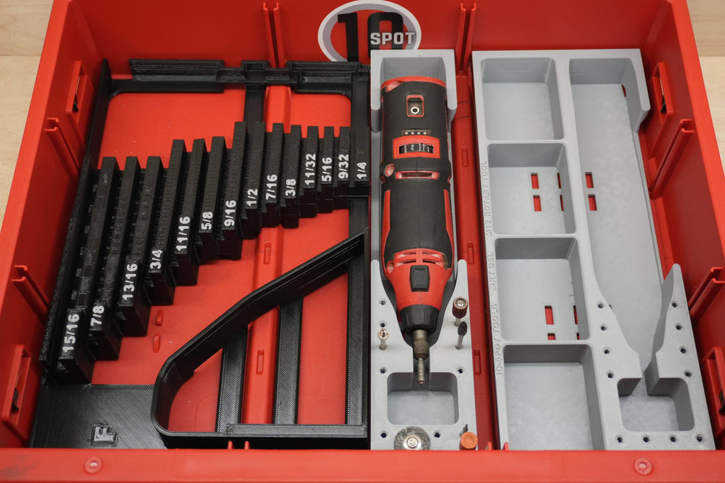 Packout Ultra Slim Drawer Insert for M12 Rotary Tool (MRT DUS)
