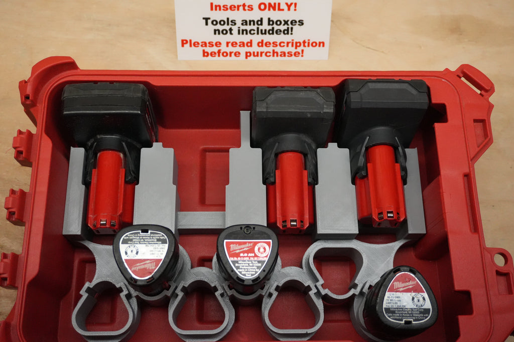 Packout Insert For M12 Mixed Battery Rack (MMBR)