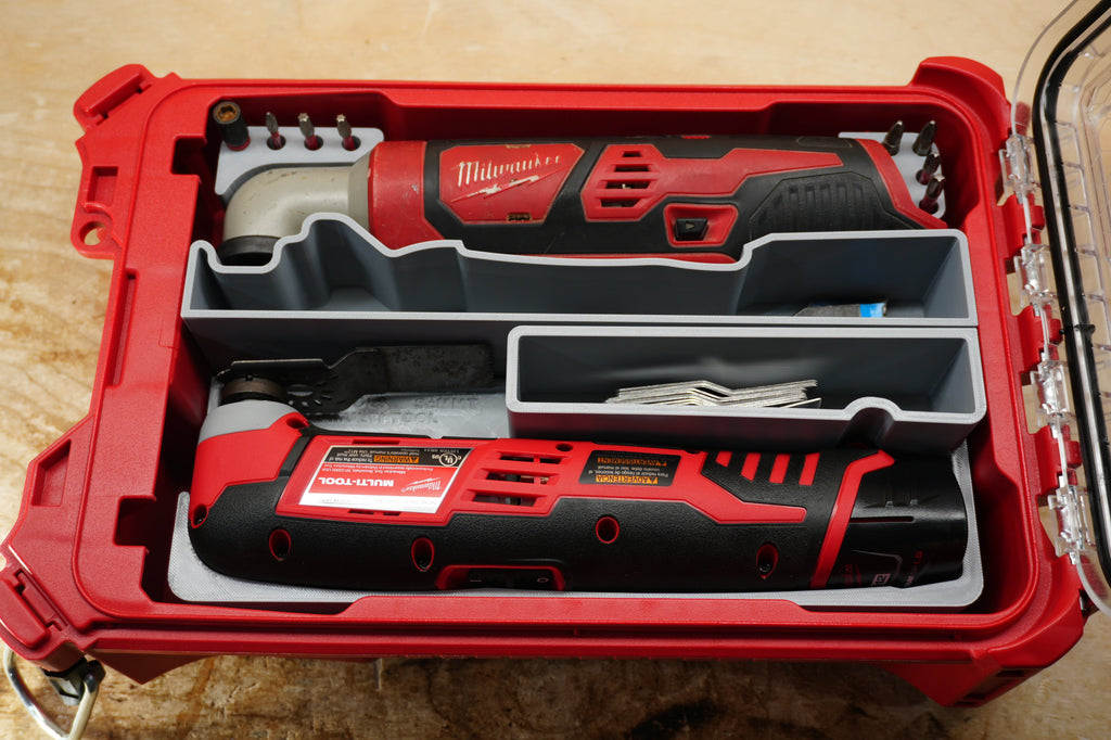 Packout SideCar Insert for M12 Right Angle Impact Driver (ScMRAID)
