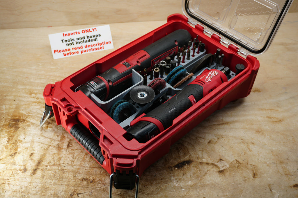 Packout SideCar Insert for M12 FUEL Straight Die Grinder (ScMSDG)