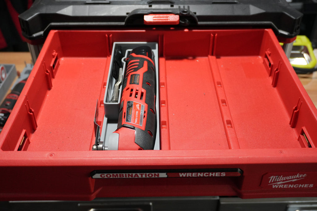 Packout 4-Drawer Insert for M12 Multi Tool - Single Barrel D4 Collection (MMT D4)