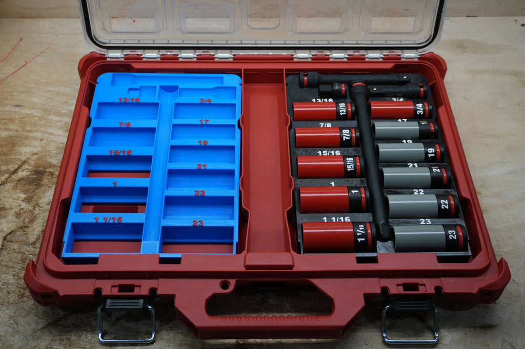 Packout Insert For Lug Nut Socket Set + Extension Set (LNE LP)