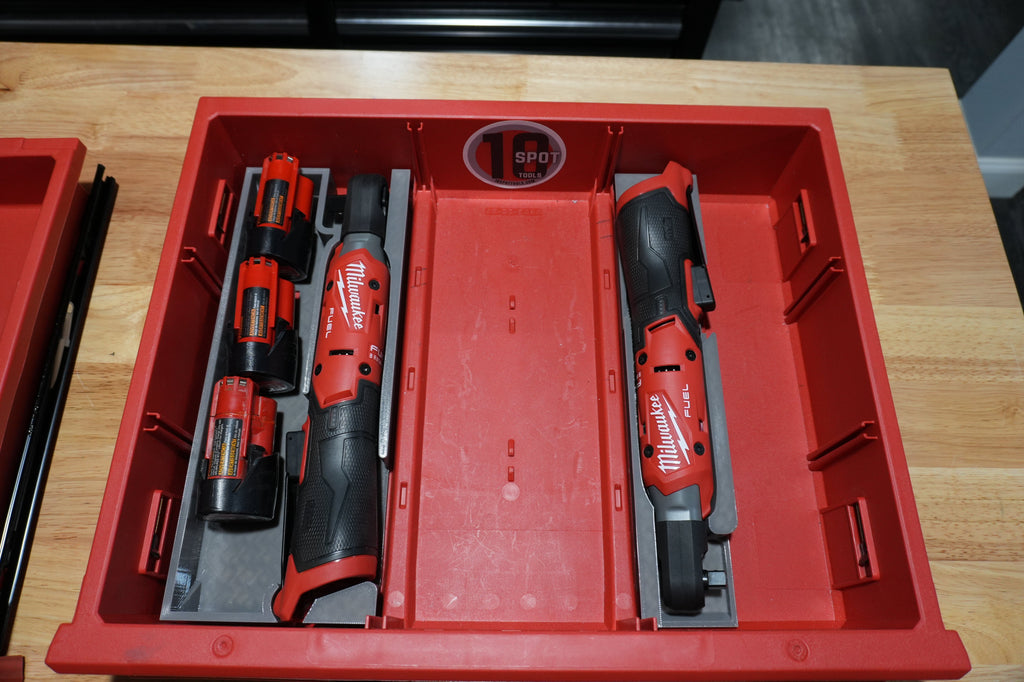 Packout Drawer Inserts for NEW M12 Ratchets (MRg2 D)