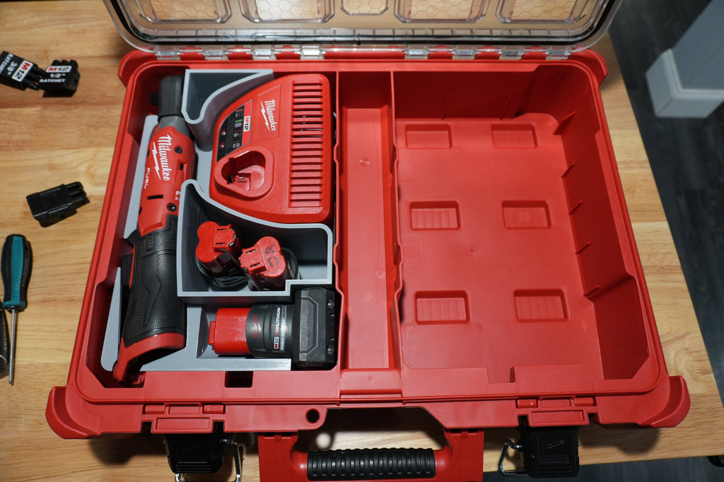 Packout Organizer Insert for NEW M12 Ratchets and Charger (MRg2 O)