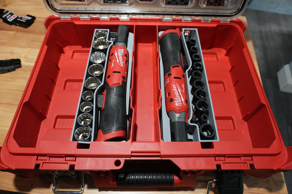 Packout Organizer SideCar Inserts for NEW M12 Ratchets (ScMRg2)