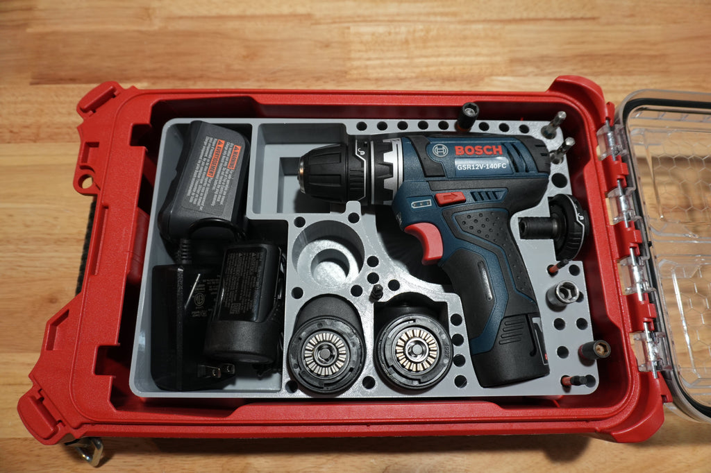 Packout Organizer Insert for Bosch Chameleon Driver
