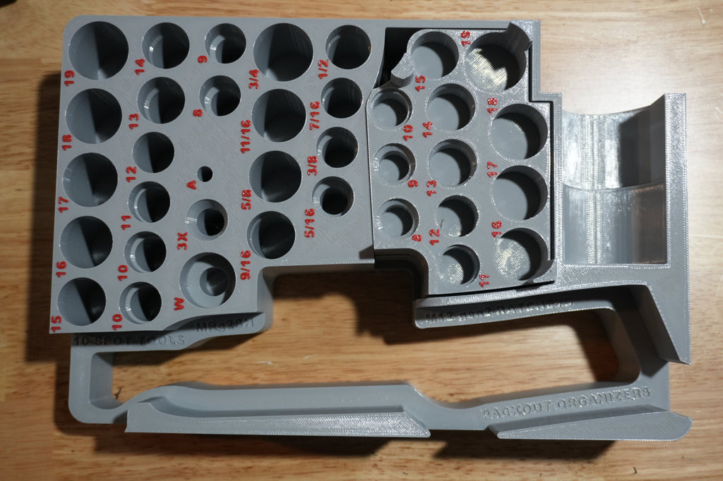 Packout Organizer Insert for NEW M12 Ratchets and Impact Socket Set (MRg2SH)