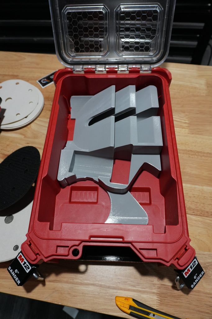 Packout Organizer Insert for M12 6" Sanders (M6S)
