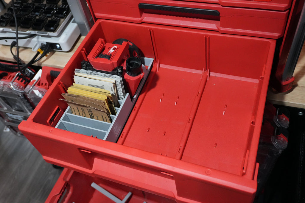 Packout 2-Drawer Insert for M18 1/4 Sheet Sander (MQS)