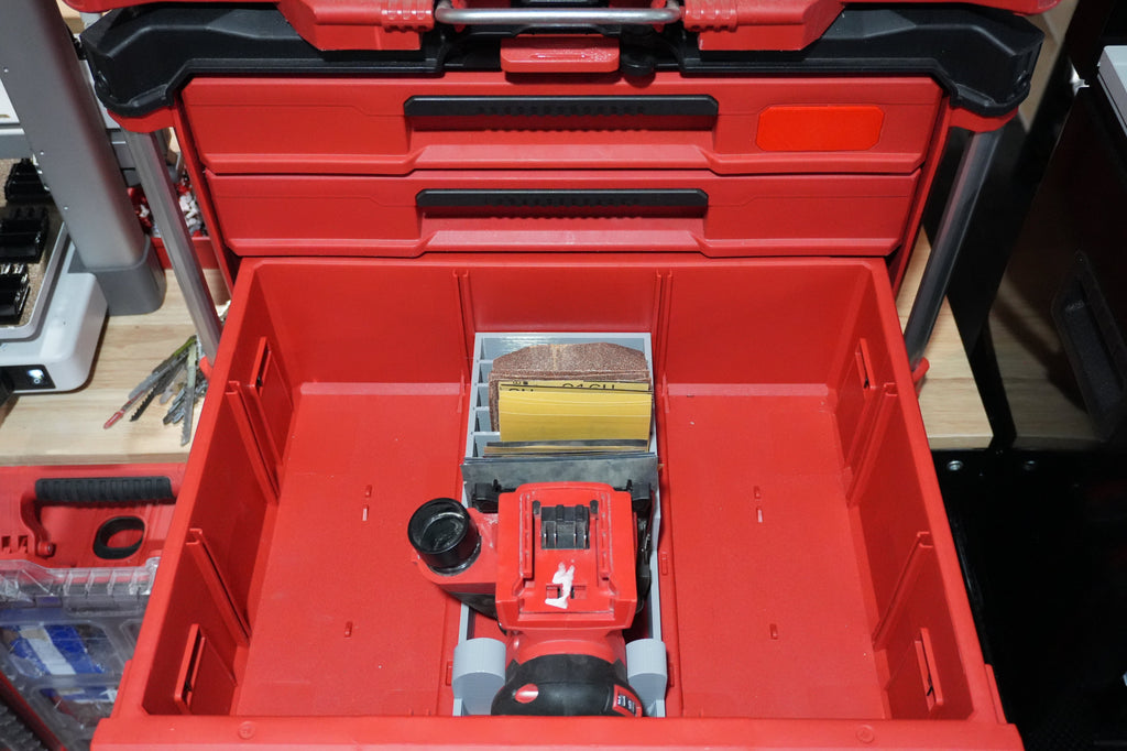 Packout 2-Drawer Insert for M18 1/4 Sheet Sander (MQS)