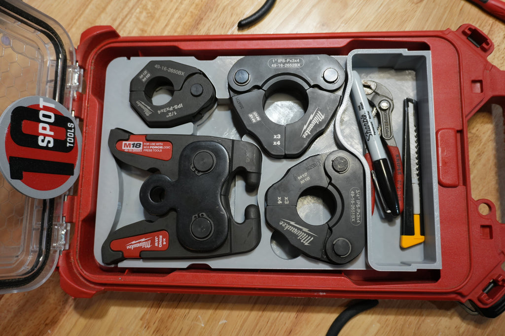 Packout Low Profile Organizer Insert for x4 IPS-P Pivoting Press Ring Kit (IPSP x4 LP)