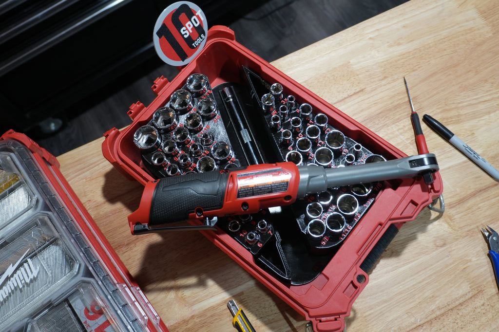 Packout Insert For M12 Extended Reach High Speed 3/8" Ratchet and 56-Piece Socket Set (MERSH HS)