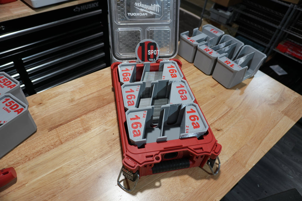 Packout Organizer 16ga. Angled Finish Nail Caddies (NC16a)