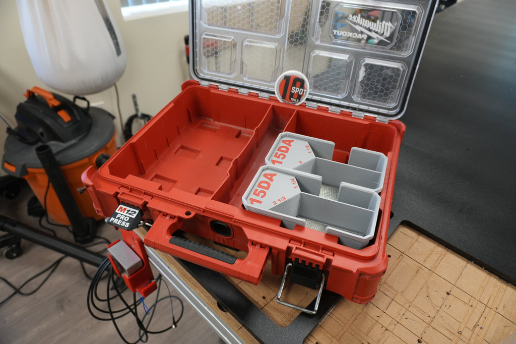 Packout 15ga. DA short stick Finish Nail Caddies (NC15)