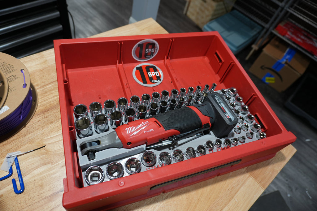 Packout Drawer Insert for M12 3/8" Ratchet and 56-Piece Socket Set (RASH) - Sidewinder Style