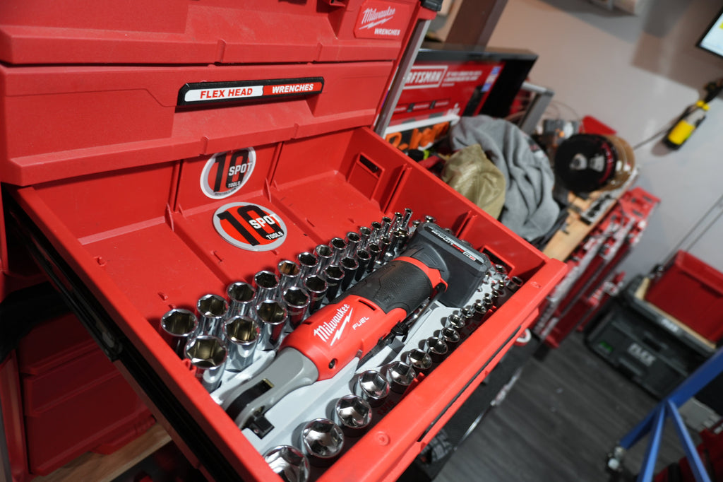 Packout Drawer Insert for M12 3/8" Ratchet and 56-Piece Socket Set (RASH) - Sidewinder Style