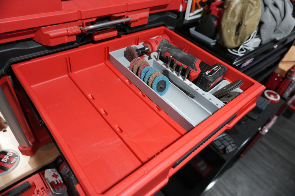 Packout 4-Drawer Insert for M12 Right Angle Die Grinder Gen 1 (M90DG D4)