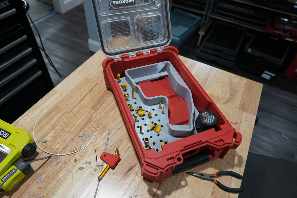 Packout Organizer Insert for Bosch 12V Router (BTR)