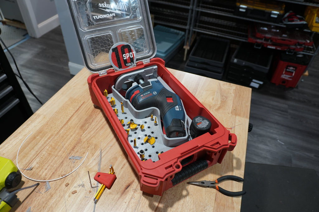 Packout Organizer Insert for Bosch 12V Router (BTR)