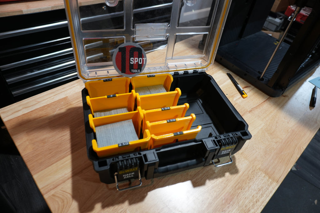 Tough System 2.0 Organizer 16ga. Straight Finish Nail Caddies (TSNC16)