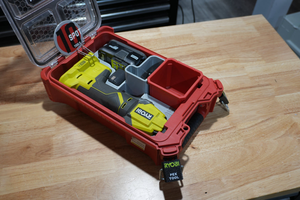 Packout Organizer Insert for Ryobi Pex Tubing Clamp Tool (RCT)