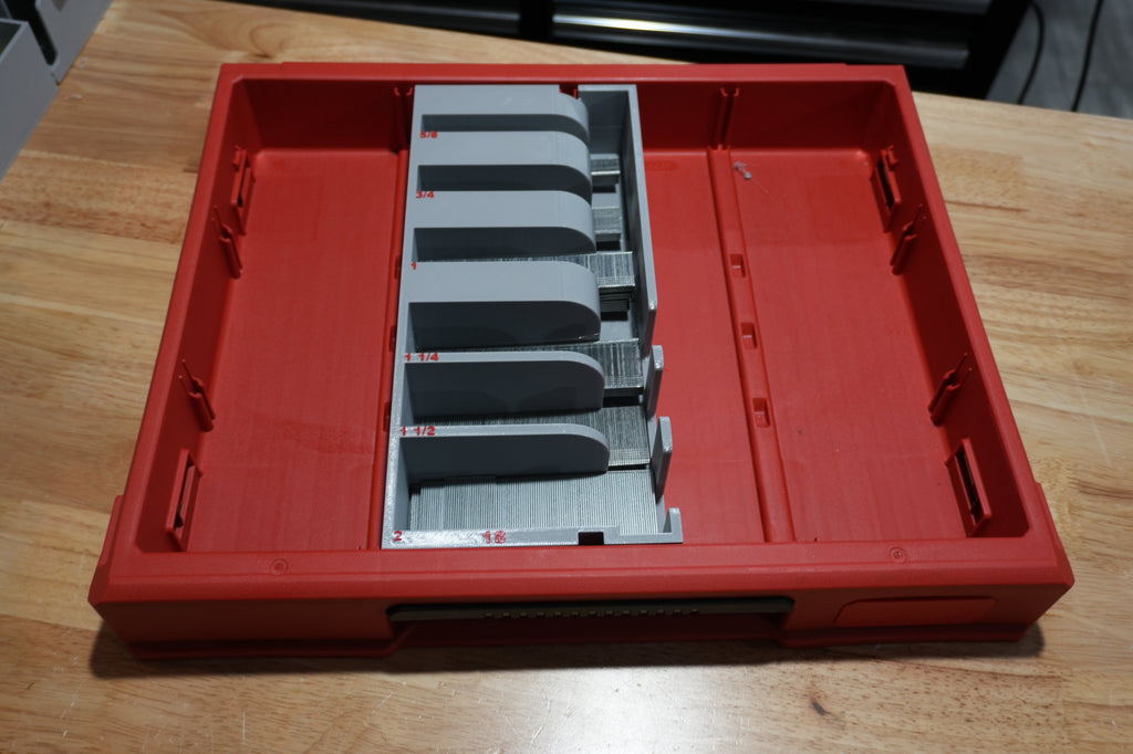 Packout Shallow Drawer 18ga. Brad Nail Single Caddy (PD4NC18)
