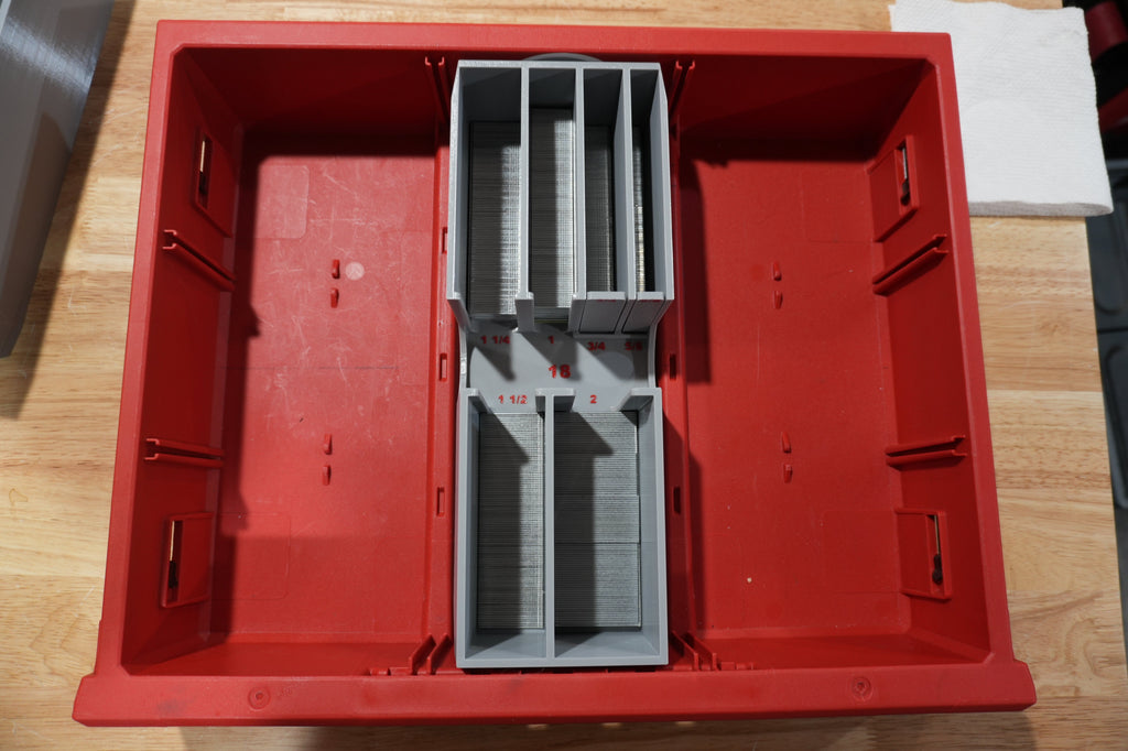 Packout Medium Drawer 18ga. Brad Nail Caddy (PD3NC18)
