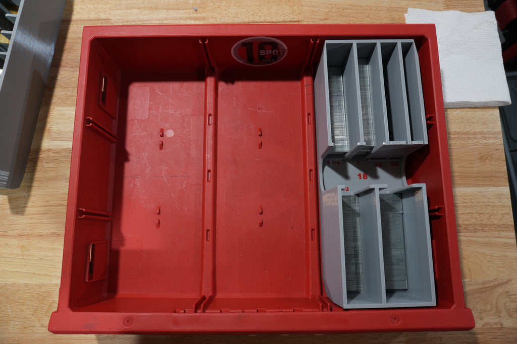 Packout Medium Drawer 18ga. Brad Nail Caddy (PD3NC18)