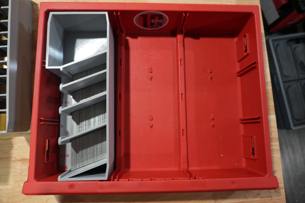 Packout Medium Drawer 16ga. Angle Finish Nail Caddies (PD3NC16a)