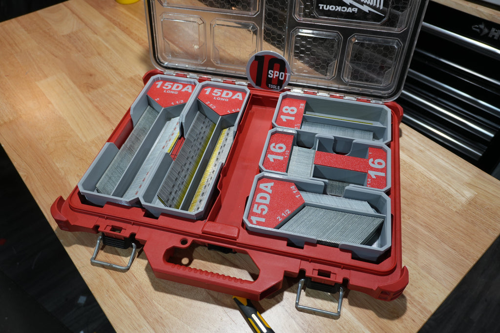 Packout Low Profile 16ga. Angled Finish Nail Caddies (LPNC16a)