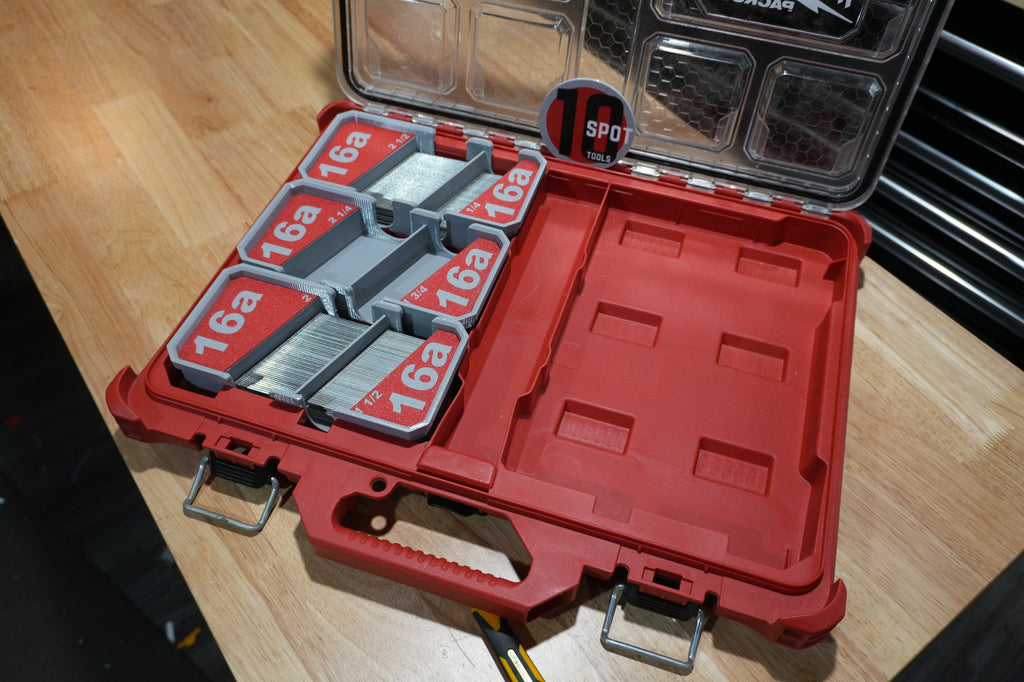 Packout Low Profile 16ga. Angled Finish Nail Caddies (LPNC16a)